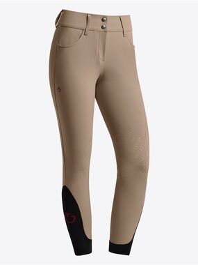 Cavalleria Toscana Women’s Knee Grip Jumping Breeches Size US 14 Walnut